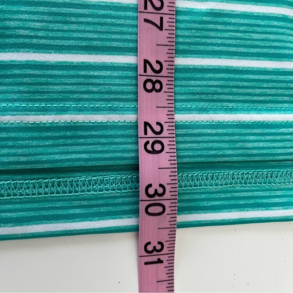 Vineyard Vines Green White Stripe Short Sleeve Polo - Picture 8 of 9